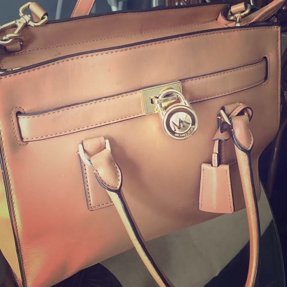 Michael Kors Hamilton traveler bag, Suntan Leather - Picture 1 of 1